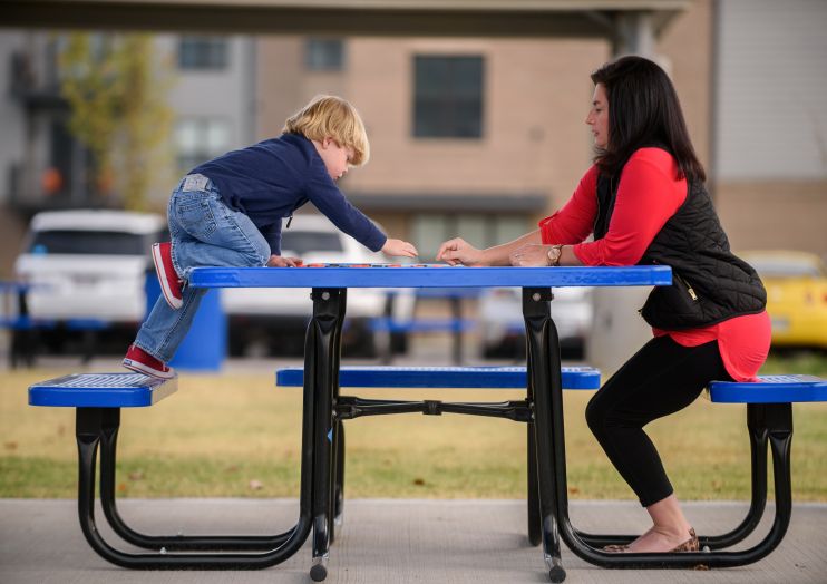 Square Picnic Table