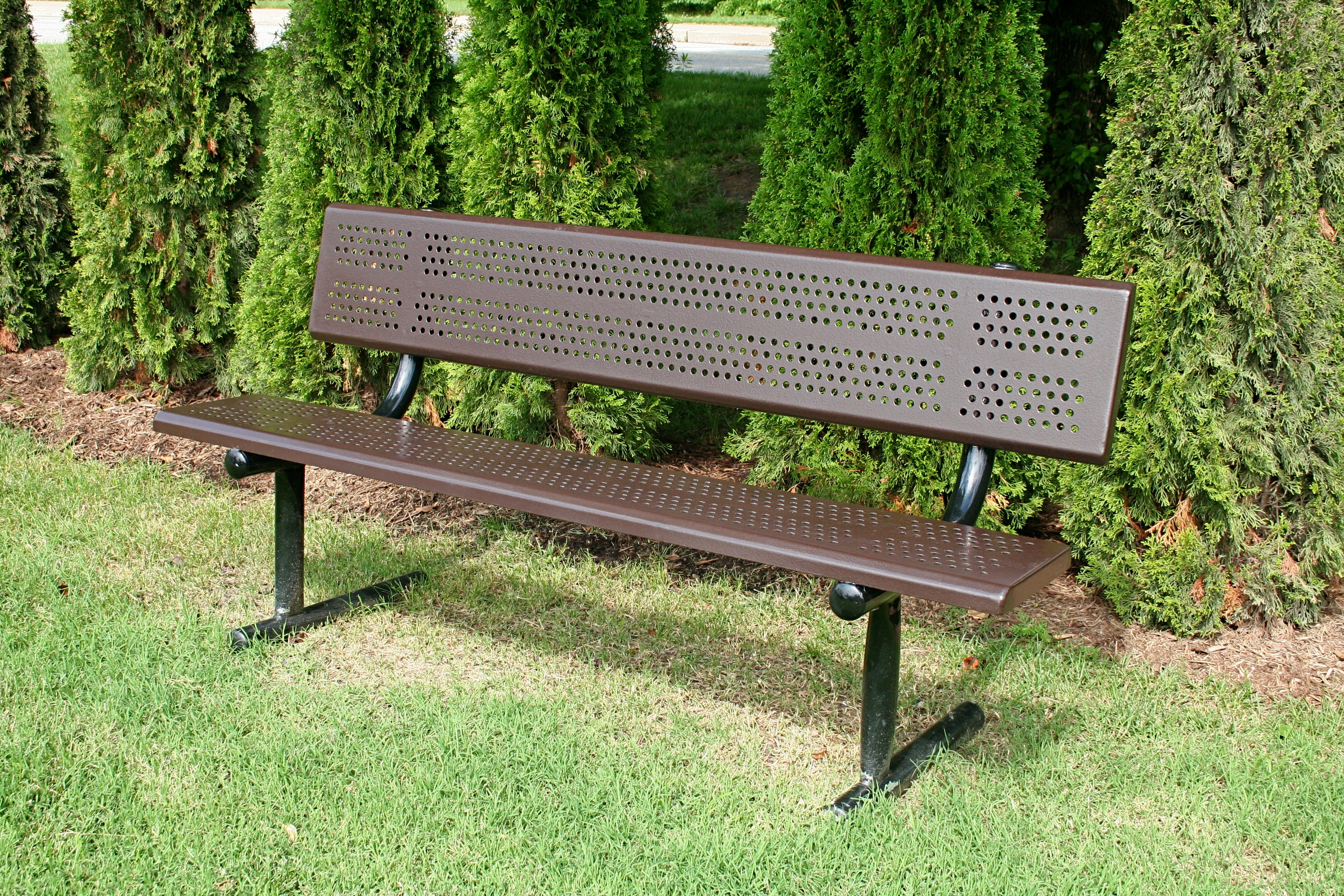 6' Standard Bench with Back