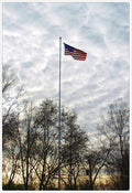 Flagpole - 15' to 40" High