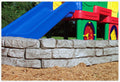 Faux Stone Border Timbers