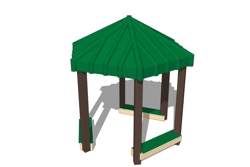 Gazebo with Hex Roof