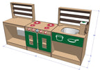 Mud Kitchen Set - Island