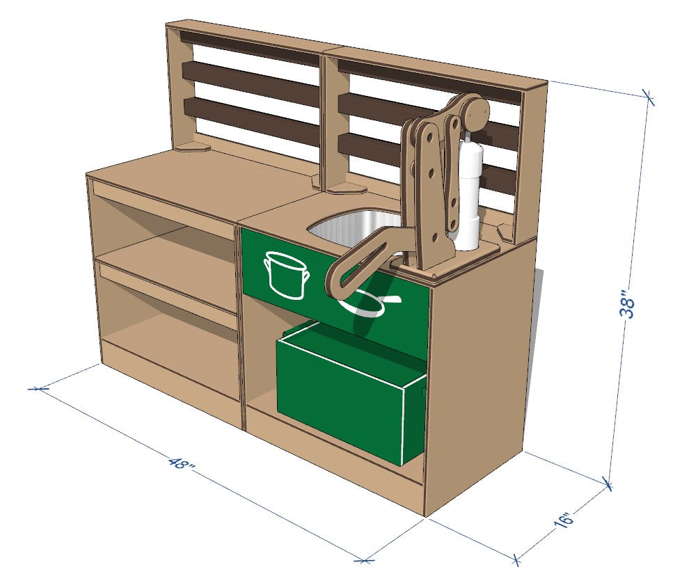 Mud Kitchen - Faucet & Sink
