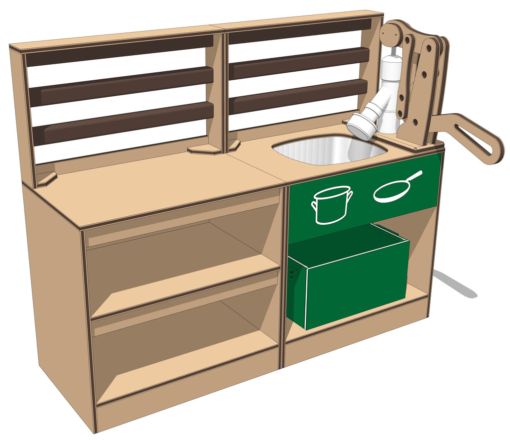 Mud Kitchen - Faucet & Sink