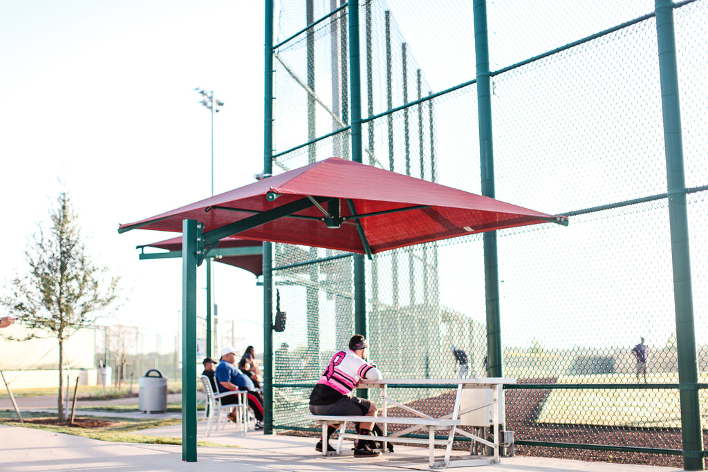 14' Square Cantilever Umbrella - Quick Ship
