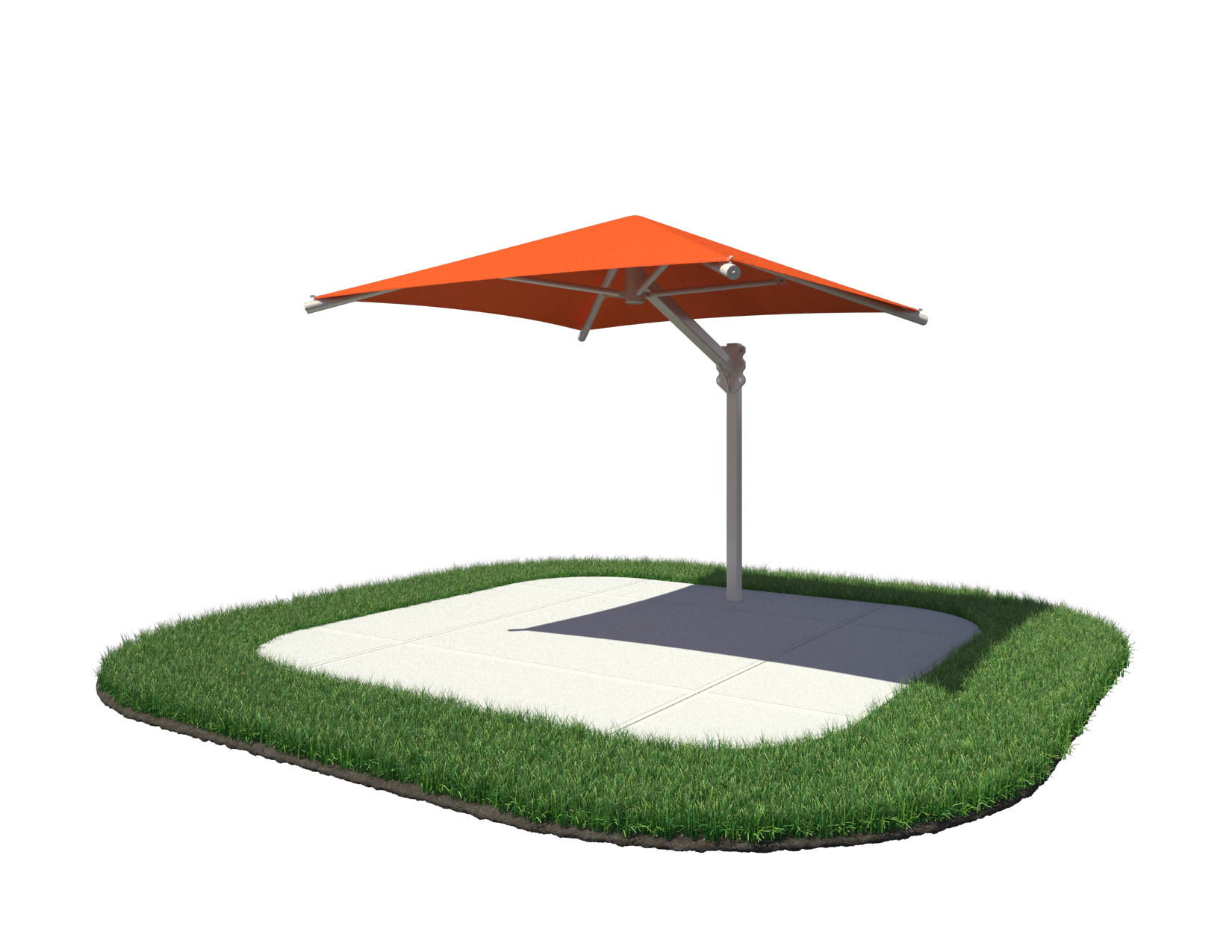 14' Square Cantilever Umbrella