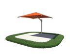14' Square Cantilever Umbrella - Quick Ship