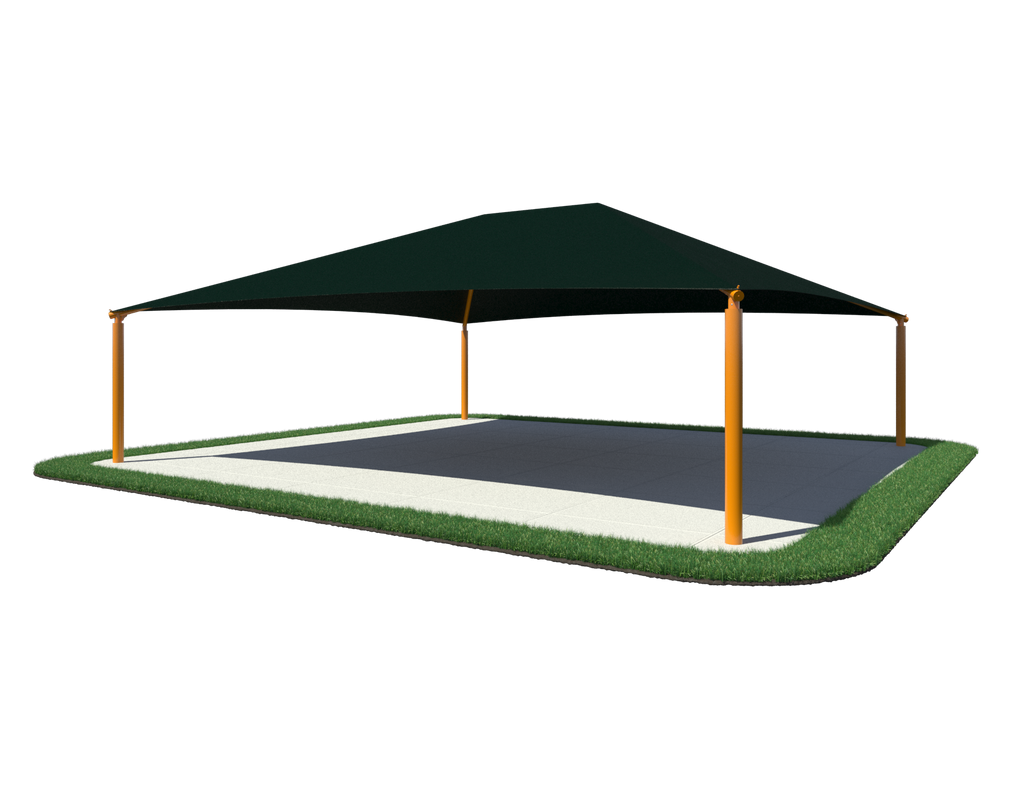 20' Square Hip Shade Structure - Quick Ship