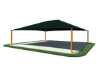 20' Square Hip Shade Structure - Quick Ship