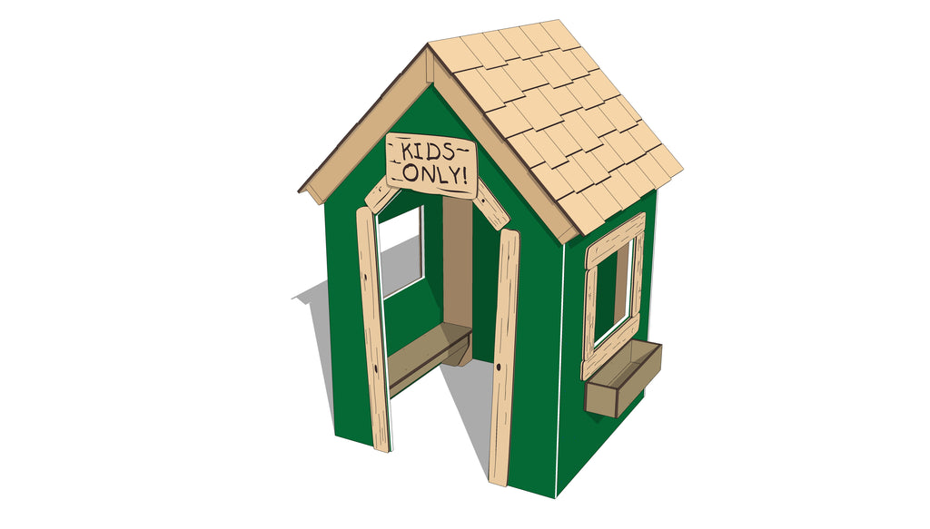 Wee Tots Clubhouse Playhouse