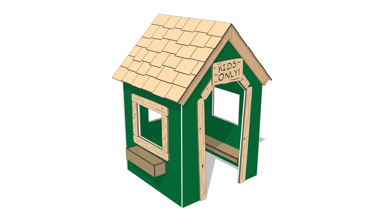 Wee Tots Clubhouse Playhouse
