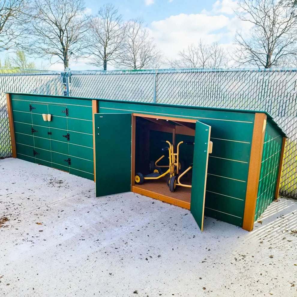 Double Modern Trike Shed