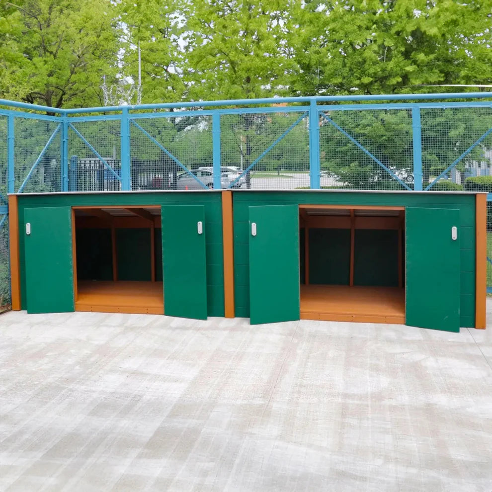 Double Modern Trike Shed